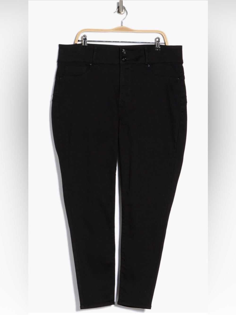 Seven7 Black Skinny Jeans for Women - Sleek High-Rise Fit